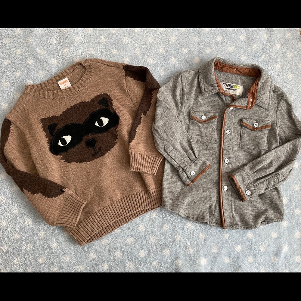 Bundle of 2 long sleeve tops 2T